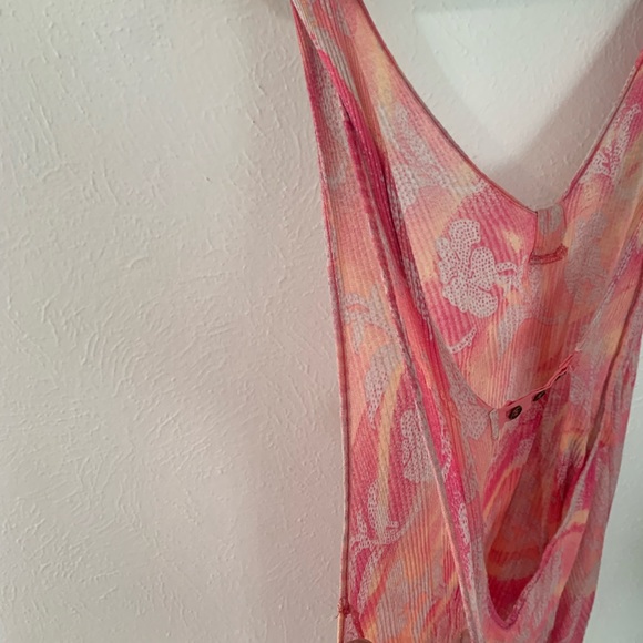 Free People flowy pink tank - Picture 8 of 11